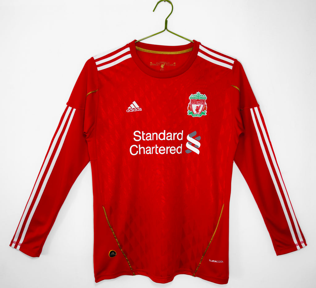 Liverpool 2010/11 Local Manga Larga Retro