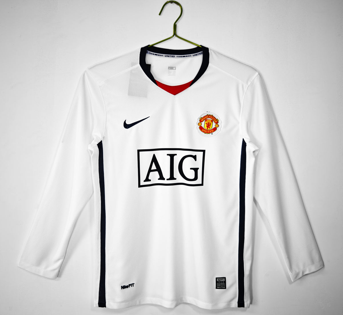 Manchester United 2008/09 Visitante Manga Larga