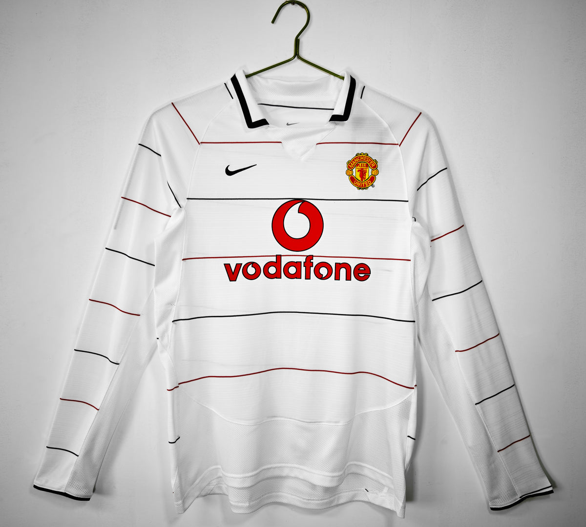 Manchester United 2003/04 Segunda Visitante Manga Larga