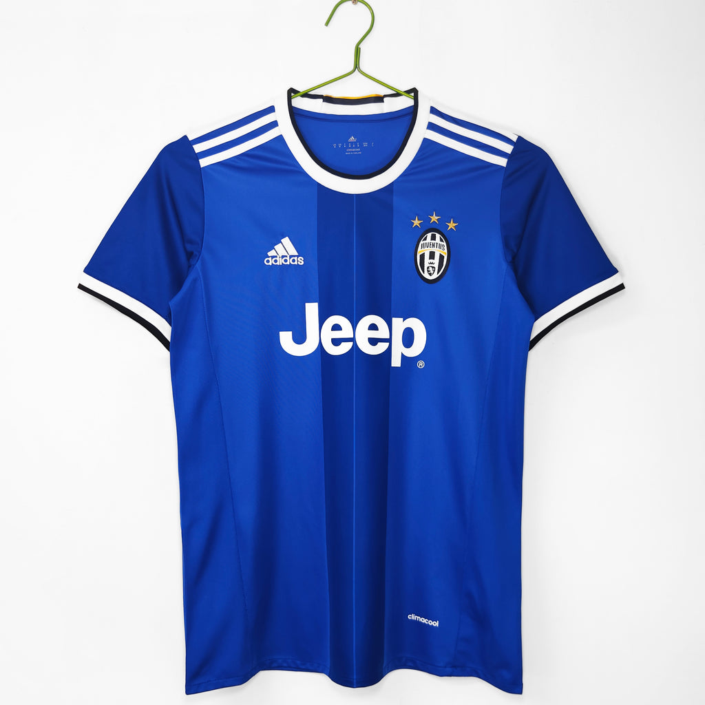 Juventus 2016/17 Visitante Azul Retro