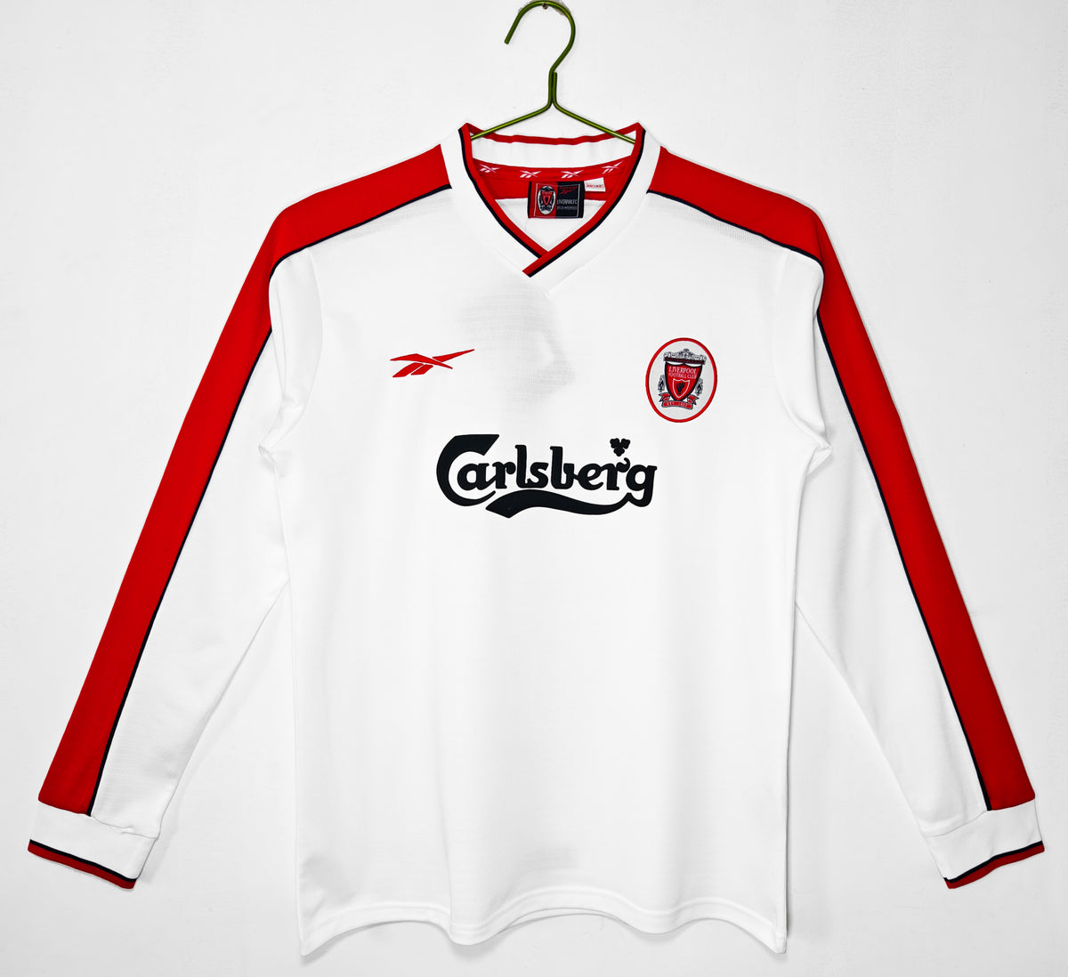 Liverpool 1998 Visitante Manga Larga Blanco
