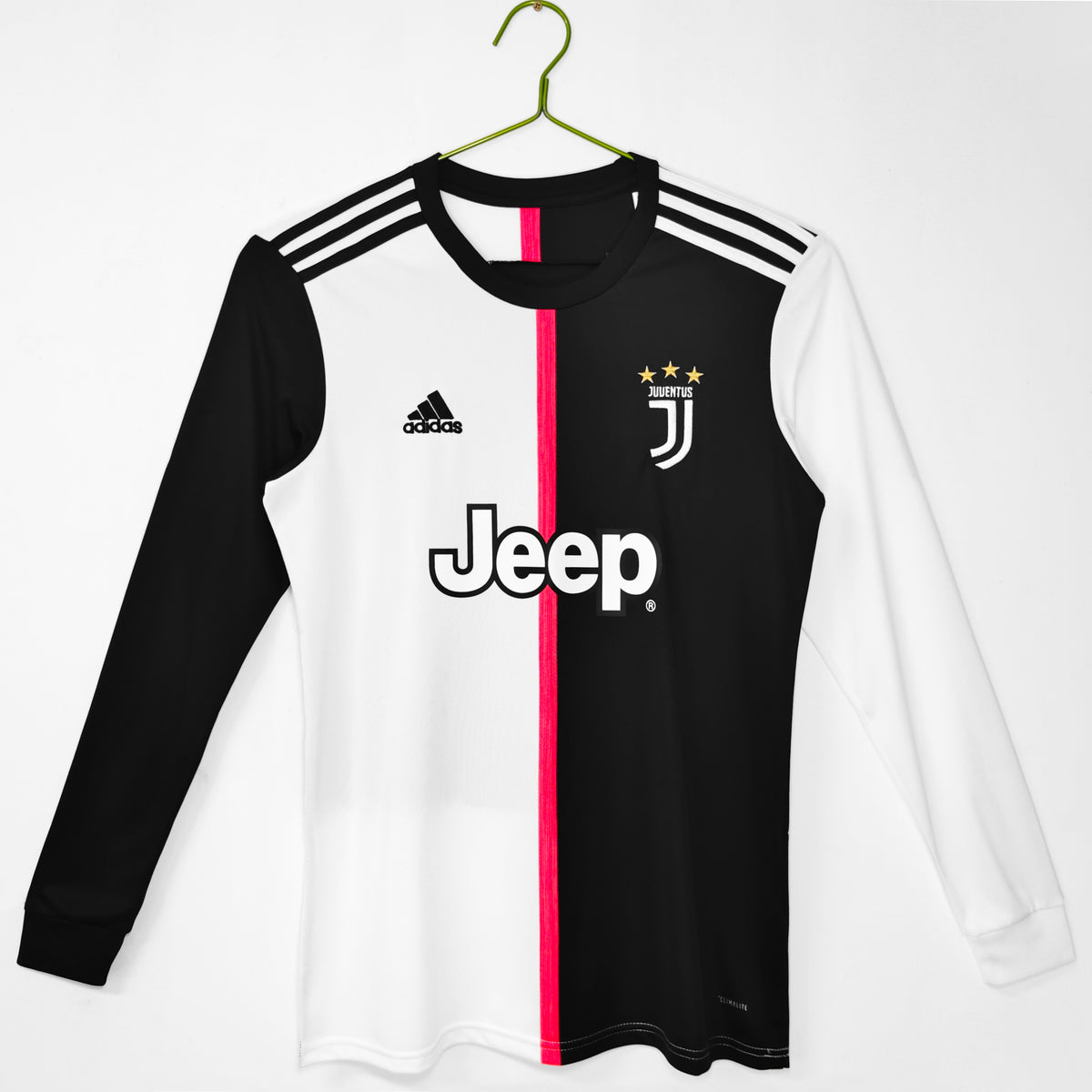 Juventus 2019/20 Local Manga Larga Retro