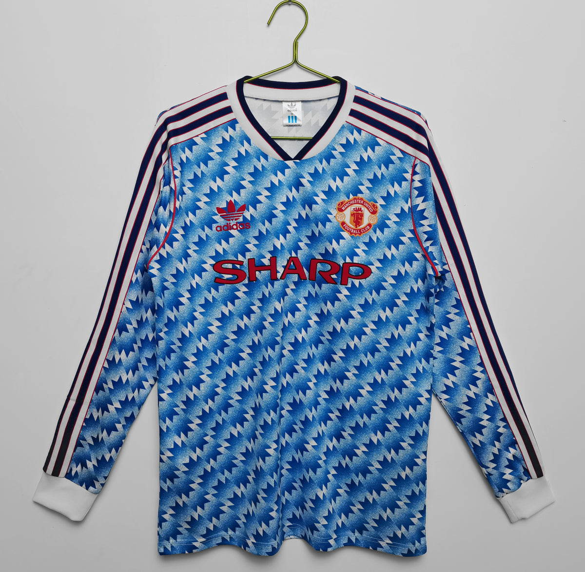 Manchester United 1990/92 Visitante Manga Larga