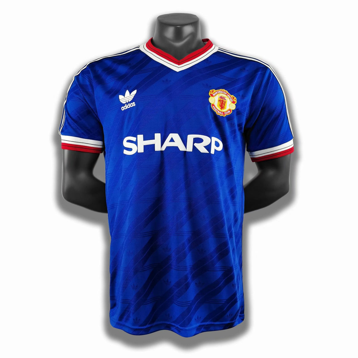 Manchester United 1986/88 Segunda Visitante Azul