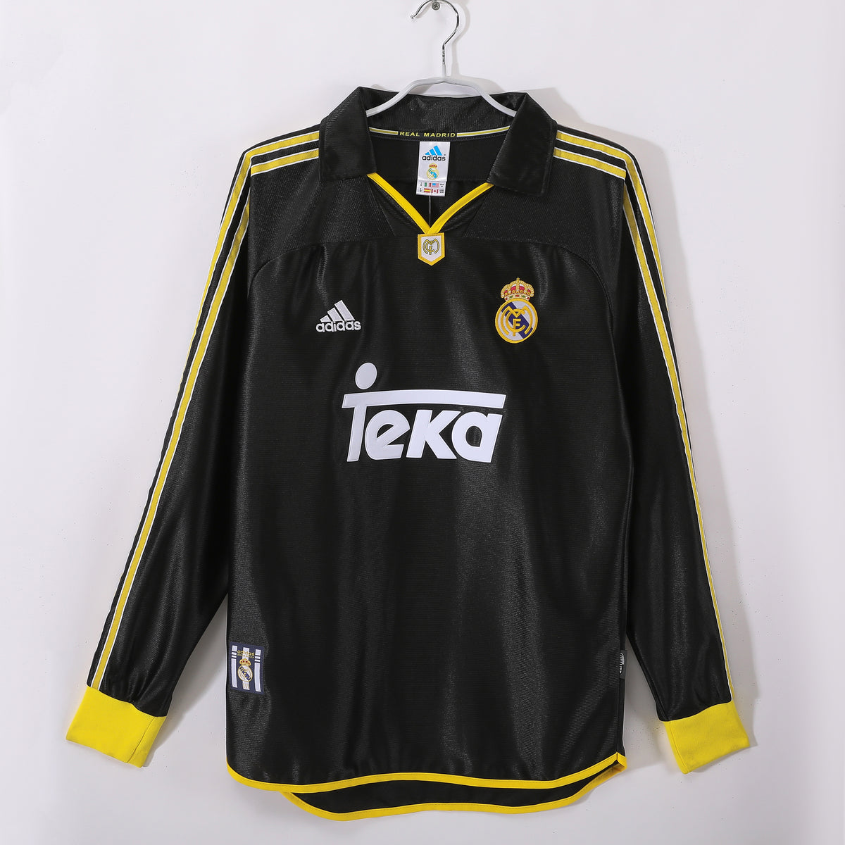 Real Madrid 1999/01 Visitante Manga Larga