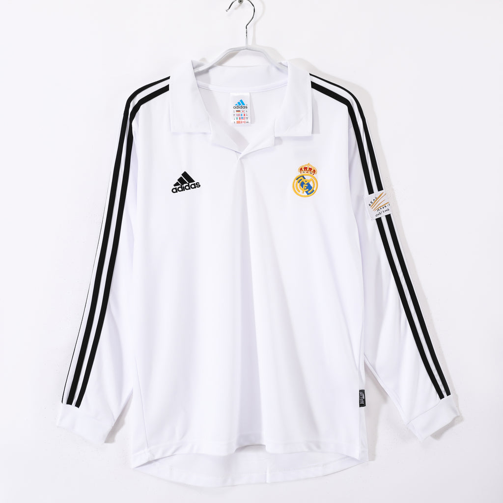 Real Madrid 2002/03 Local Manga Larga Retro
