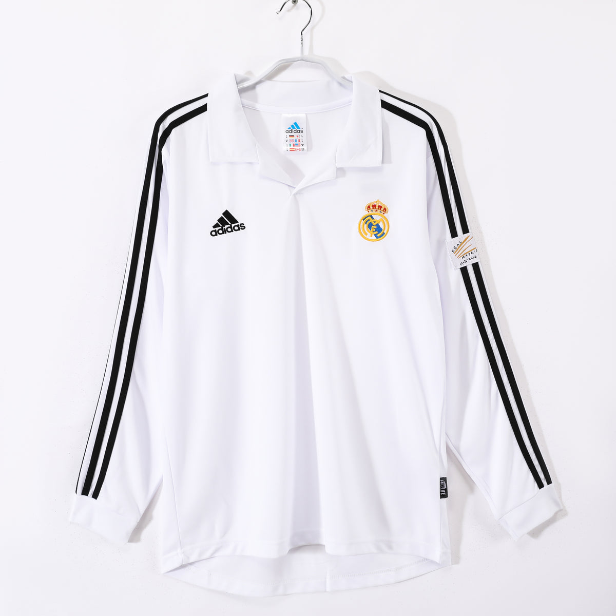 Real Madrid 2002/03 Local Manga Larga Retro