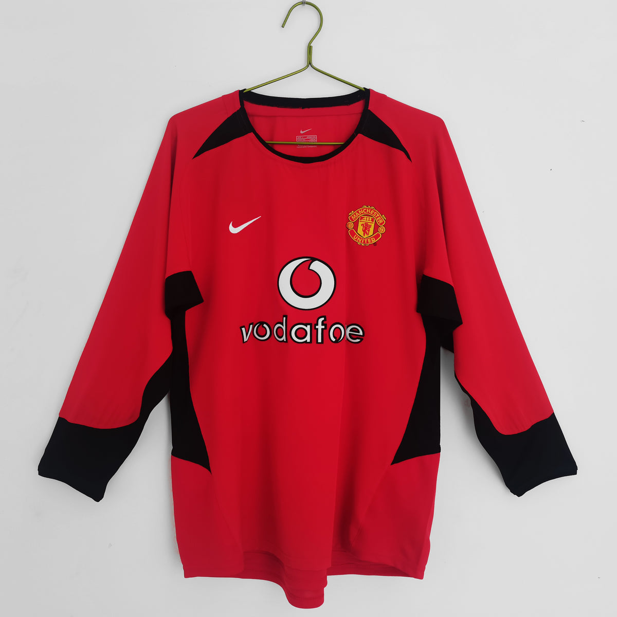 Manchester United 2002/04 Local Manga Larga Retro