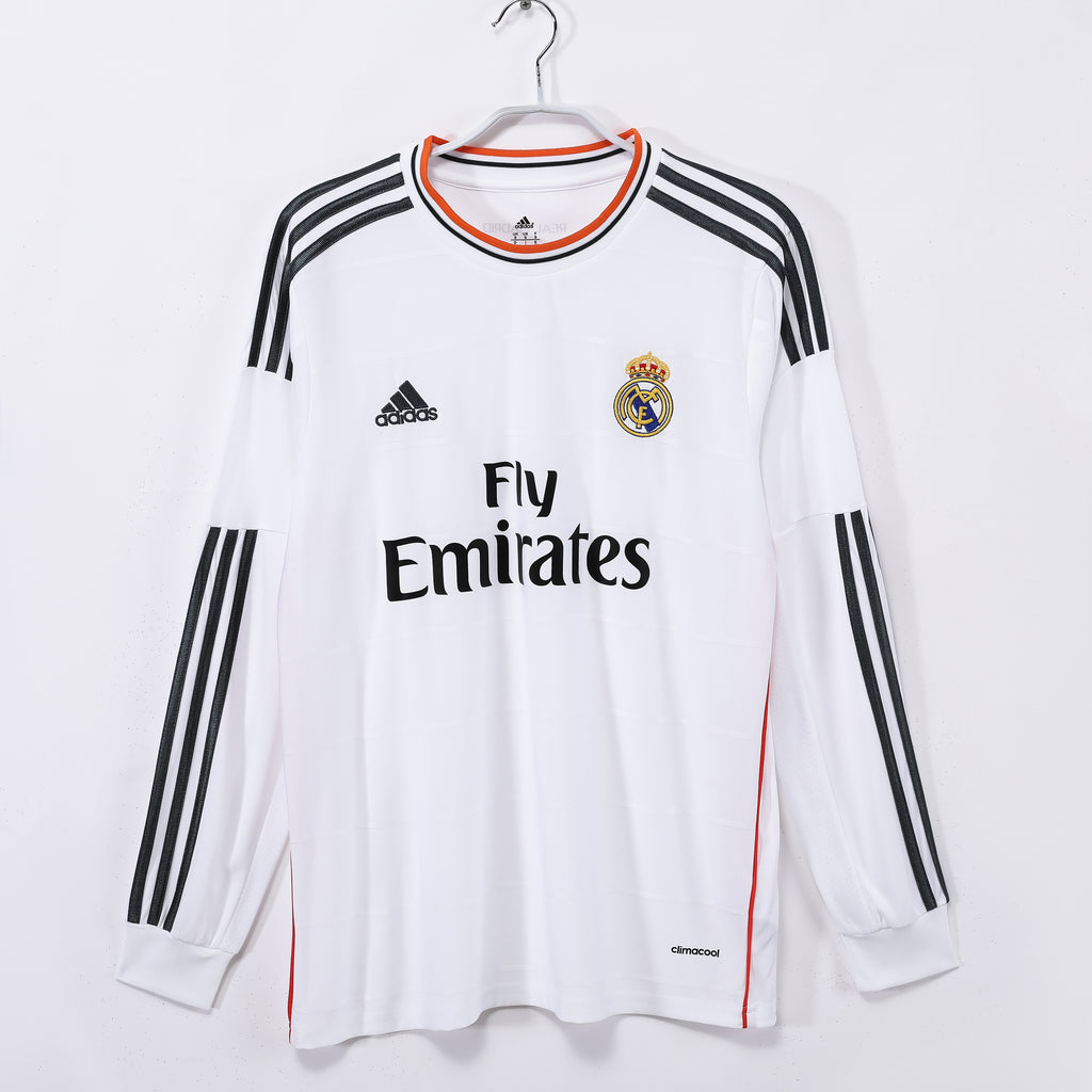 Real Madrid 2013/14 Local Manga Larga Retro
