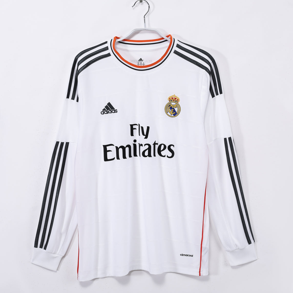 Real Madrid 2013/14 Local Manga Larga Retro