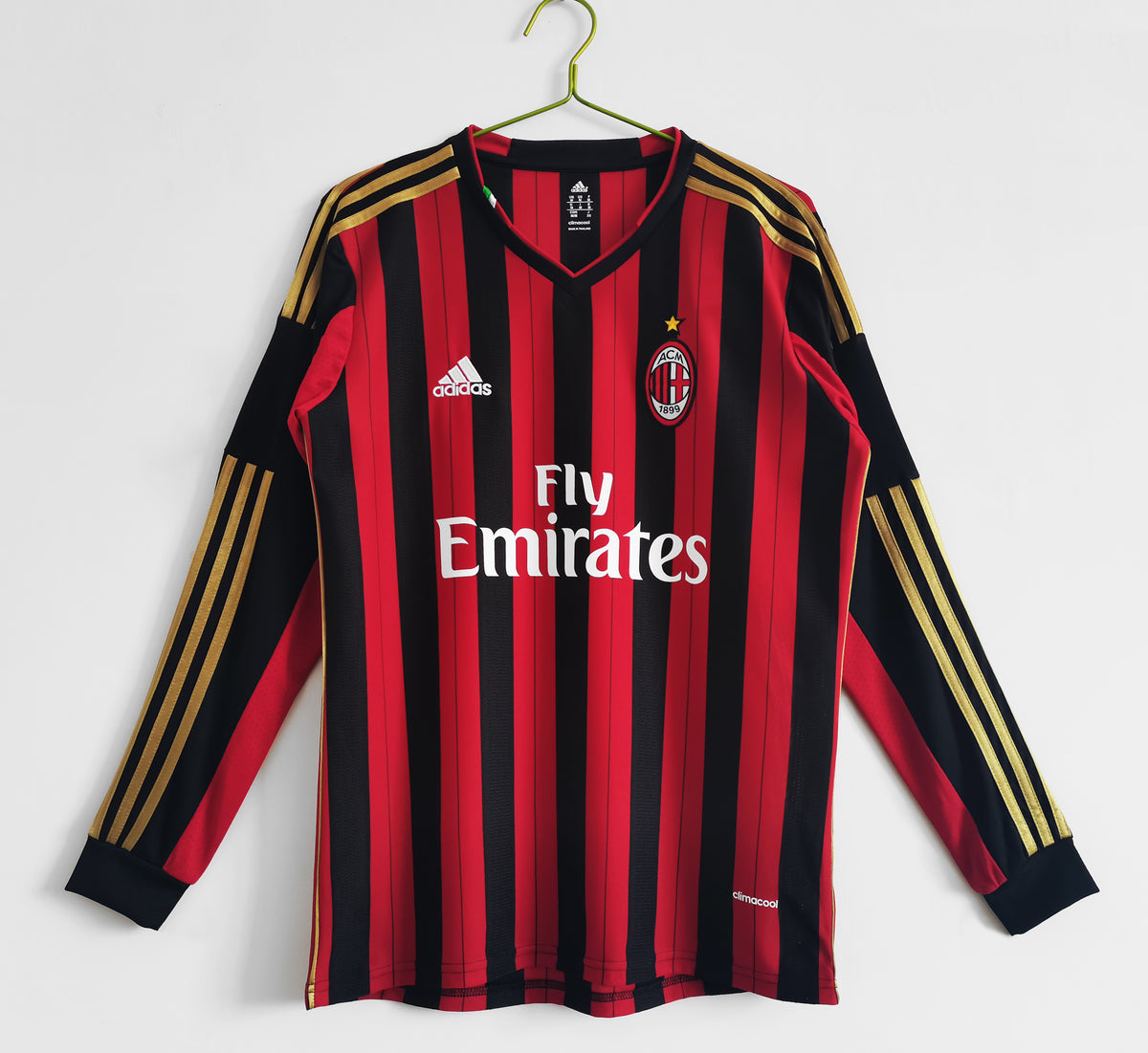 AC Milan 2013/14 Manga Larga Retro
