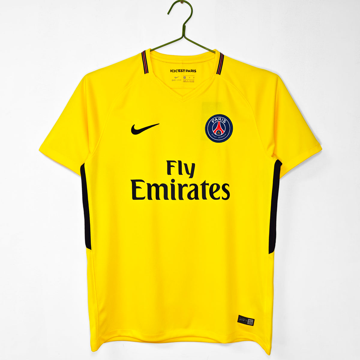 PSG 2017/18 Visitante Amarillo Retro