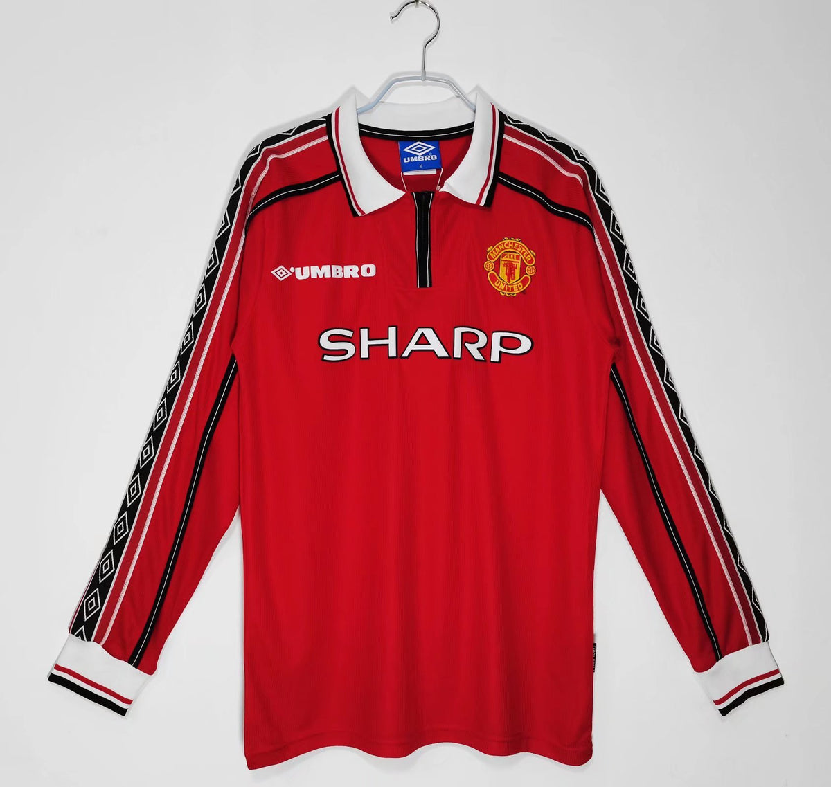 Manchester United 1998/99 Local Manga Larga
