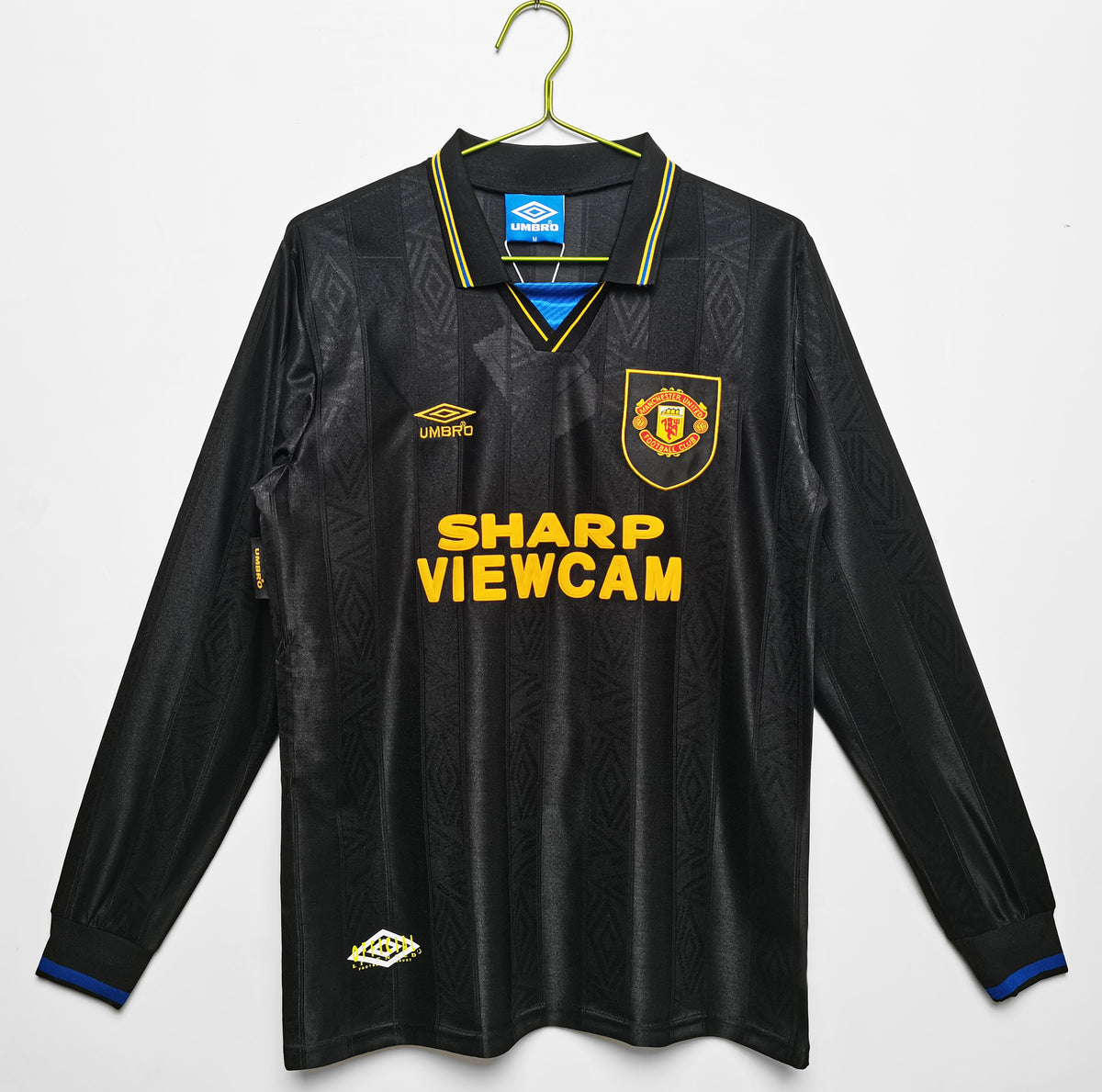 Manchester United 1993/94 Visitante Manga Larga