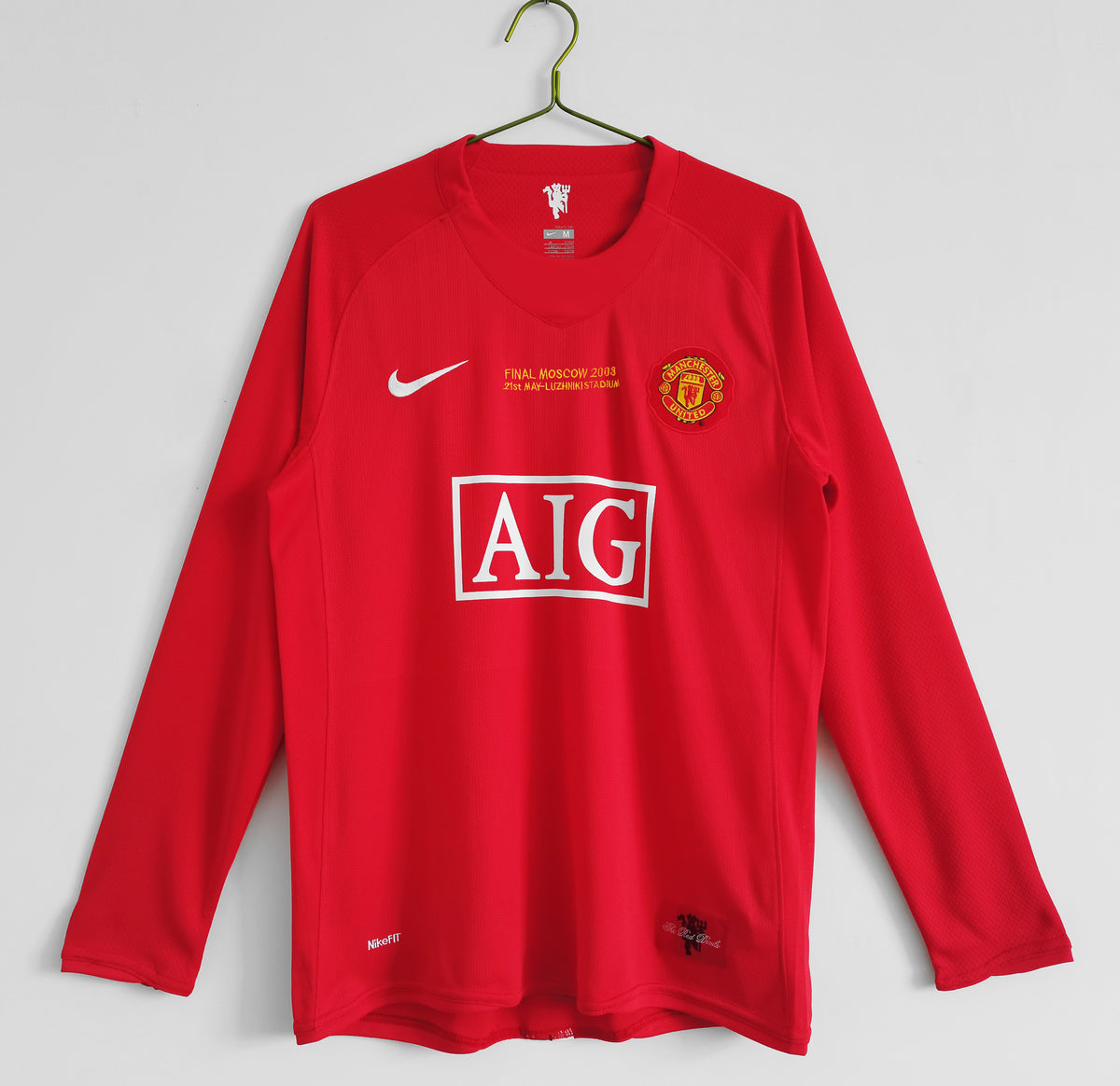 Manchester United 2007/08 Local Manga Larga Champions League